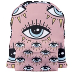 Eyes Pattern Giant Full Print Backpack by Valentinaart