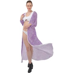 Lavender Elegance Maxi Chiffon Beach Wrap