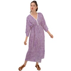 Lavender Elegance Grecian Style  Maxi Dress