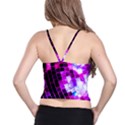 Purple Disco Ball Spaghetti Strap Bra Top View2