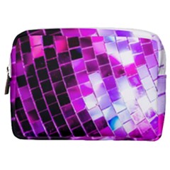 Purple Disco Ball Make Up Pouch (medium) by essentialimage