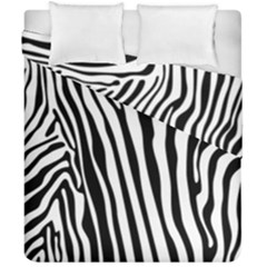 Vector Zebra Stripes Seamless Pattern Duvet Cover Double Side (california King Size) by Vaneshart