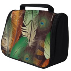 Feathers Realistic Pattern Full Print Travel Pouch (big) by Vaneshart