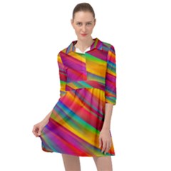 Rainbow Dreams Mini Skater Shirt Dress