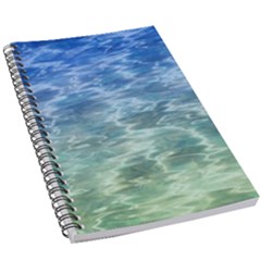 Water Blue Transparent Crystal 5 5  X 8 5  Notebook by HermanTelo