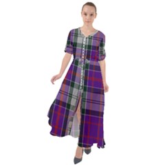 Culloden Dress Tartan Waist Tie Boho Maxi Dress by impacteesstreetwearfour