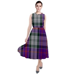 Culloden Dress Tartan Round Neck Boho Dress by impacteesstreetwearfour