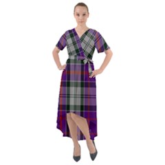 Culloden Dress Tartan Front Wrap High Low Dress by impacteesstreetwearfour