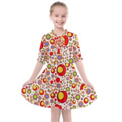 Zappwaits 77 Kids  All Frills Chiffon Dress by zappwaits