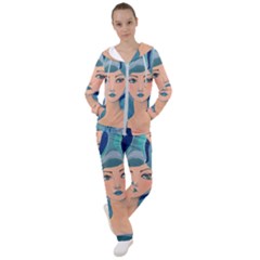 Blue Girl Women s Tracksuit by CKArtCreations