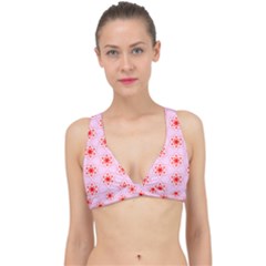 Pattern Texture Classic Banded Bikini Top