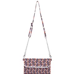 Pattern Abstract Fabric Wallpaper Mini Crossbody Handbag