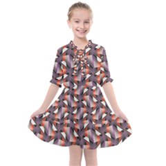 Pattern Abstract Fabric Wallpaper Kids  All Frills Chiffon Dress