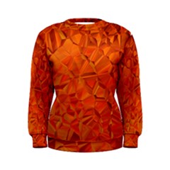 Low Poly Polygons Triangles Women s Sweatshirt by Simbadda