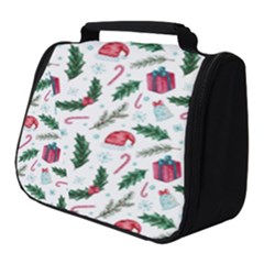 Christmas Background Full Print Travel Pouch (small)