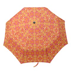  Pattern Abstract Orange Folding Umbrellas