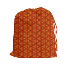 Pattern Fall Colors Seamless Bright Drawstring Pouch (xxl) by Simbadda