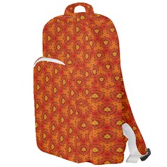 Pattern Fall Colors Seamless Bright Double Compartment Backpack by Simbadda