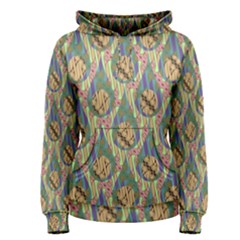 Tribal Background Boho Digital Paper Women s Pullover Hoodie