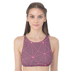 Triangle Background Abstract Tank Bikini Top