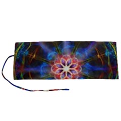 Mandala Pattern Kaleidoscope Roll Up Canvas Pencil Holder (s)