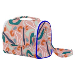 Organic Forms And Lines Seamless Pattern Satchel Shoulder Bag by Vaneshart