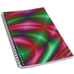 Background Fractal Shining Elegant 5 5  X 8 5  Notebook by Wegoenart