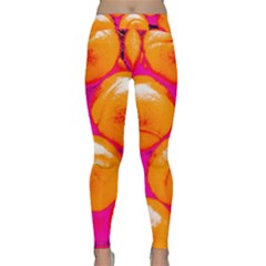 Pop Art Tennis Balls Classic Yoga Leggings by essentialimage