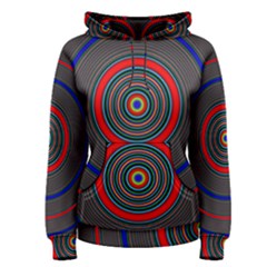 Art Design Fractal Circle Women s Pullover Hoodie by Wegoenart