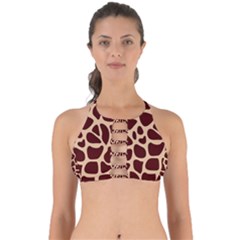 Animal Print Giraffe Patterns Perfectly Cut Out Bikini Top