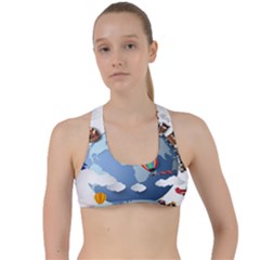 Earth Rocket Vector Earth Criss Cross Racerback Sports Bra by Vaneshart