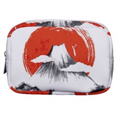 Mount Fuji Mountain Ink Wash Painting Make Up Pouch (small) by Vaneshart