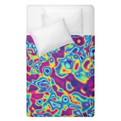 Ripple Motley Colorful Spots Abstract Duvet Cover Double Side (single Size) by Vaneshart