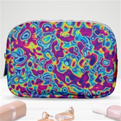 Ripple Motley Colorful Spots Abstract Make Up Pouch (small) by Vaneshart