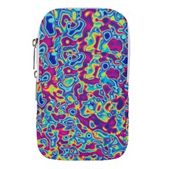 Ripple Motley Colorful Spots Abstract Waist Pouch (small)