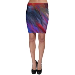 Abstract Paint Painting Watercolor Bodycon Skirt