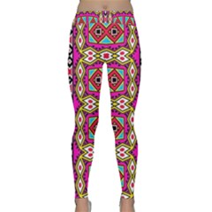 Red Rhombus And Other Shapes                                             Yoga Leggings by LalyLauraFLM