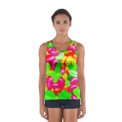 Vibrant Jelly Bean Candy Sport Tank Top  by essentialimage