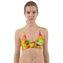 Vibrant Jelly Bean Candy Wrap Around Bikini Top by essentialimage