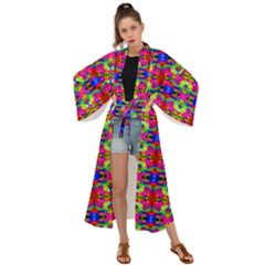 Abstract 28 Maxi Kimono by ArtworkByPatrick