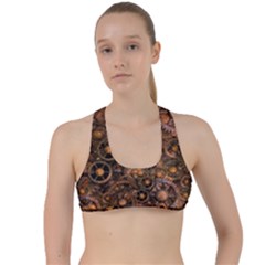 Steampunk 3169877 960 720 Criss Cross Racerback Sports Bra by vintage2030