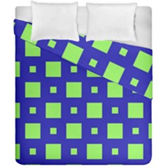 Squares Grid Seamless Duvet Cover Double Side (california King Size) by Vaneshart