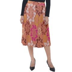 Abstract Seamless Pattern Graphic Pattern Classic Velour Midi Skirt  by Vaneshart