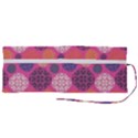 Abstract Seamless Pattern Graphic Pink Roll Up Canvas Pencil Holder (M) View2