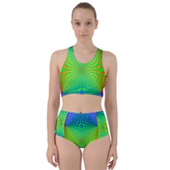 Pattern Colorful Abstract Racer Back Bikini Set by Vaneshart