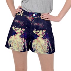 Retro Girl Ripstop Shorts by snowwhitegirl