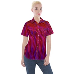 Background Texture Pattern Women s Short Sleeve Pocket Shirt