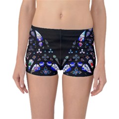 Barcelona Cathedral Spain Stained Glass Boyleg Bikini Bottoms by Wegoenart