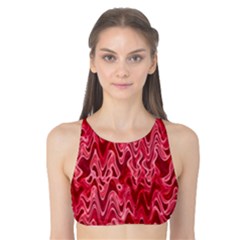 Background Abstract Surface Red Tank Bikini Top