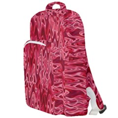 Background Abstract Surface Red Double Compartment Backpack by Wegoenart